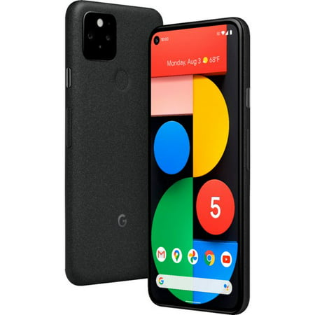 Google Pixel 5, Fully Unlocked | Black, 128 GB, 6.0 in Screen | Grade A | GD1YQ