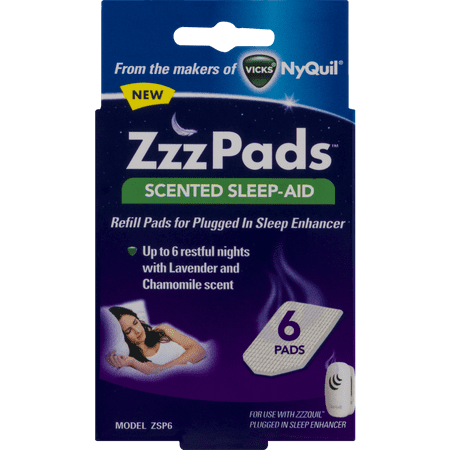 Kaz Vicks ZzzPads Sleep-Aid, 6 ea