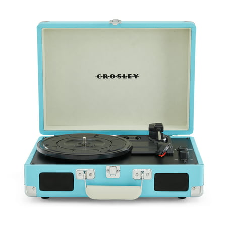 Crosley Cruiser Plus Turntable with Bluetooth, Turquoise