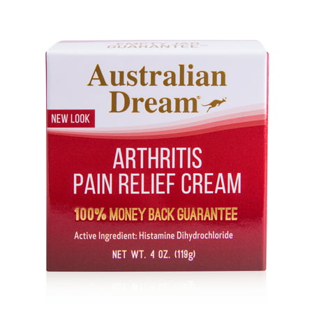 Australian Dream Arthritis Pain Relief Cream - For Muscle Aches or Back Pain - 4 Oz Jar, 4 Ounce (Pack of 1)