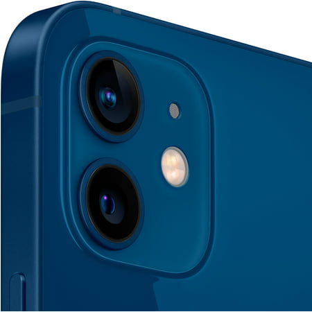 Restored Open Box Apple iPhone 12 64GB Unlocked - Blue (Refurbished), Blue