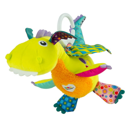 Lamaze Clip & Go Flip Flap Dragon Interactive Infant Toy, Baby Car Seat Toy, Plush Stroller Toy