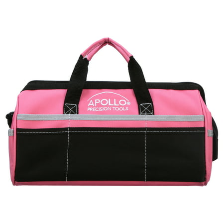 Apollo Precision Tools DT0020P 201-Piece Household Tool Kit in Tool Bag, Pink