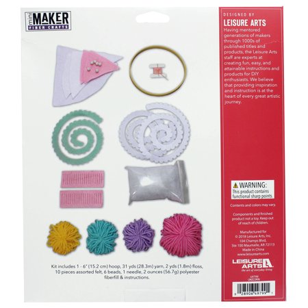 Leisure Arts Kit Mini Maker Dreamcatcher Unicorn