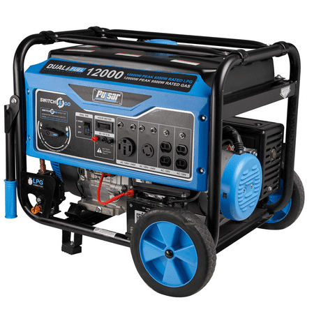 Pulsar 12000 Watt Dual Fuel Push Button Start Power Generator