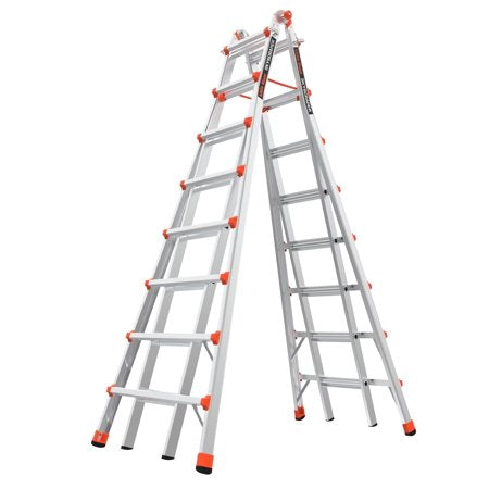 Little Giant Skyscraper 15, 300 lbs Rated, Aluminum Adjustable Stepladder from 8' to 15', 15