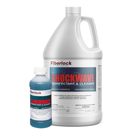 Fiberlock Shockwave Concentrate Formula Disinfectant & Cleaner, 1 gal