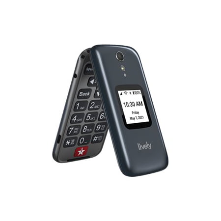 Jitterbug Flip2 Cell Phone for Seniors - Graphite, Gray