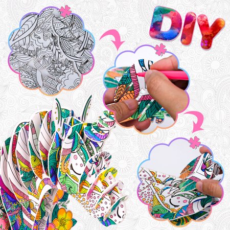 Craft Kit for Kid-Art Set for Kids-Art Gifts-Craft Set for Girls-Art & Craft Supply Gifts for 6-7-8-9-10 Year Old Girl | Girls Toys Age 6-7-8-9-10 | Unicorn Gift for Girls Age 7-8-9-10Unicorn,