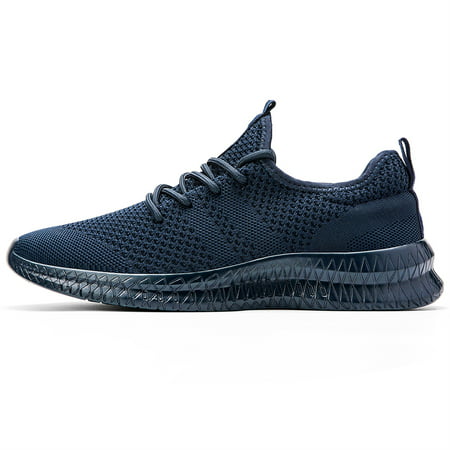 Damyuan Running Shoes Men Fashion Sneakers Slip on Casual Walking Shoes Sport Athletic Shoes Lightweight Breathable Comfortable, Blue, 9