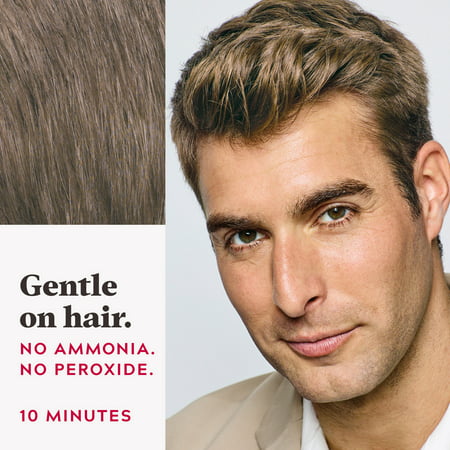 Just For Men Easy Comb-in Gray Hair Color with Applicator, Light Brown, A-25Light Brown,