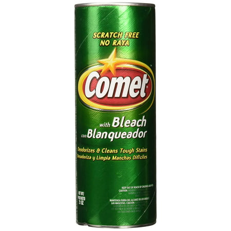 Comet Cleaner with Bleach Powder 21-Ounces Scratch-Free 2-Units