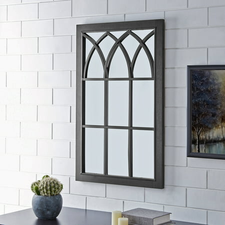 FirsTime & Co. Black Grandview Arch Wall Mirror, Farmhouse, Rectangular, 23.6 x 1.25 x 37.4 inBlack,