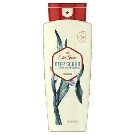 Old Spice Body Wash for Men, Deep Scrub Scent, 16 Fluid Ounces, 16.0 fl oz