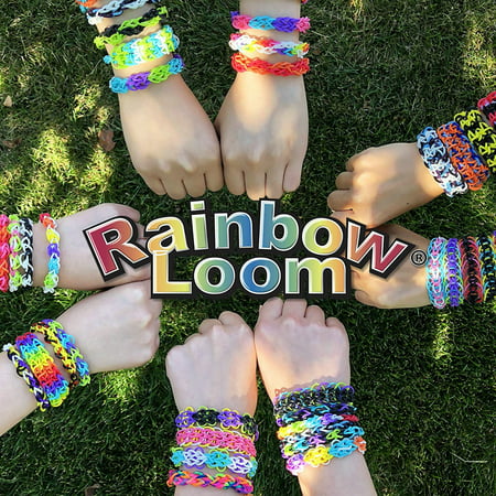 Rainbow Loom- Loomi Pals, MEGA Combo Craft Set Features, 5,600 High Quality, Latex Free Rubber Bands, 3000 G-Clips, 60 Charms, 300 Beads, 2 Happy Loom, 12 Gift Bags, Carrying Case, Ages 7 and Up