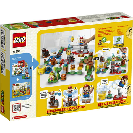 LEGO Super Mario Master Your Adventure Maker Set 71380; Collectible Toy for Kids (366 Pieces)