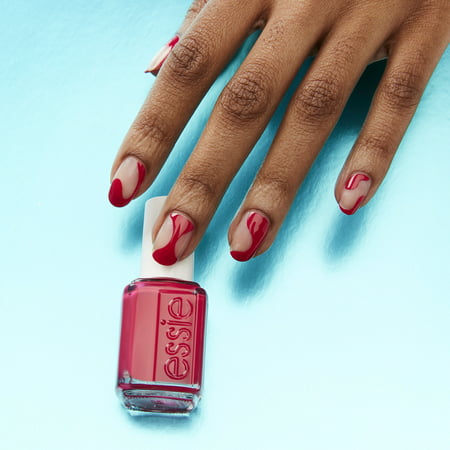 essie salon-quality nail polish, 8-free vegan, bright fuchsia pink, Watermelon, 0.46 fl oz264 watermelon,