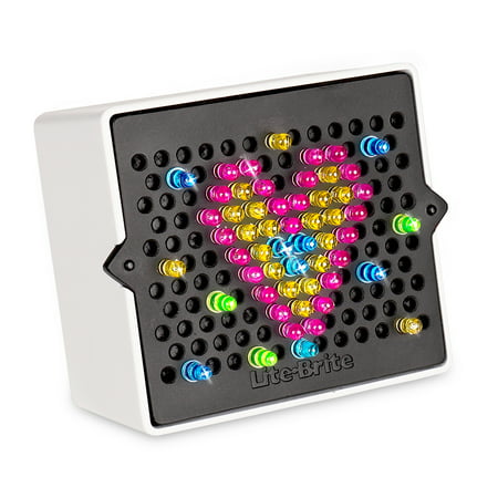 Lite Brite - Mini 3.5" - Includes 4 Templates and 80 Colored Pegs