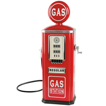 Constructive Playthings Kids Gas Pump Toy with Sound Effects