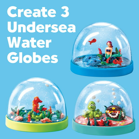 Creativity for Kids Make Your Own Water Globes Under the Sea- Child Craft Kit for Boys and Girls