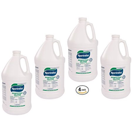 Sporicidin Disinfectant Solution and Presoak Gallon Bottle (Case of 4)
