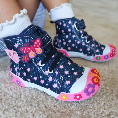ENARI Baby Toddler Girl Shoes Size 8 Female Casual Dress High Top Sneakers
