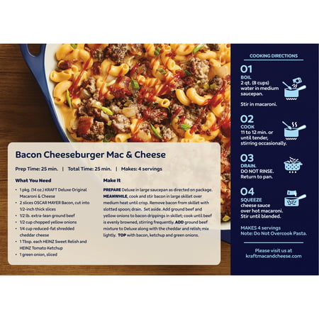 Kraft Deluxe Original Cheddar Mac N Cheese Macaroni and Cheese Dinner, 3 ct Pack, 14 oz Boxes