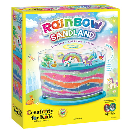 Creativity for Kids Rainbow Sandland - Sand Art - Child Craft Kit for Boys and Girls