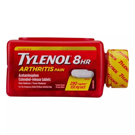 TYLENOL 8 HR Arthritis Pain Extended Release Caplets 650 mg 290 Count