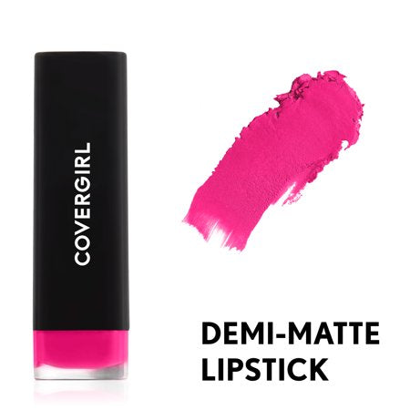 COVERGIRL Exhibitionist Demi-Matte Lipstick, 445 Just Saying, 0.12 ozJust Saying,