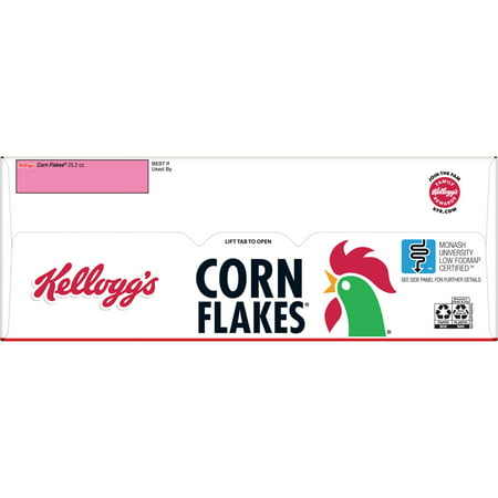 Kellogg's Corn Flakes Breakfast Cereal, Original, 25.2 oz