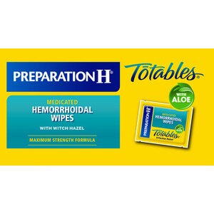 Preparation H Totables Irritation Relief Wipes 10 Each (Pack of 2)