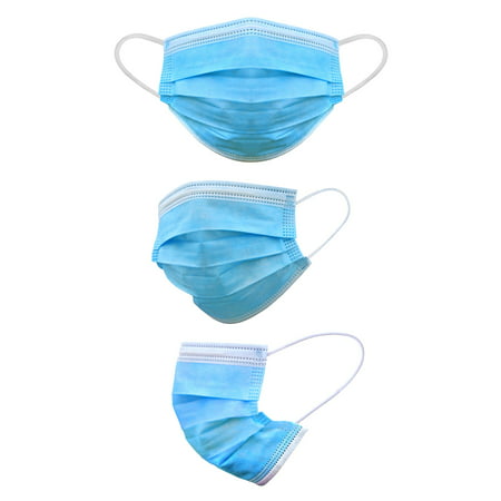 50 PCS Surgical / Procedural / Dental Style Face Mask Non Medical Disposable 3-PLY Earloop Mouth Cover