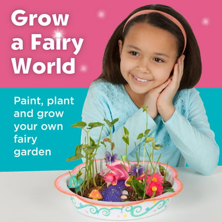 Creativity for Kids Wee Enchanted Fairy Garden - Child Craft Kit for Boys and Girls