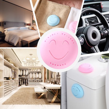 ABIDE Kitchen Drawer Air Freshener Essential PP Living Room Bathroom Pasteable Odor Remover Household Supplies, Pink