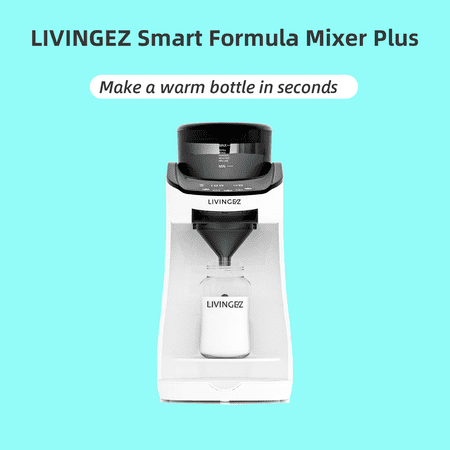 LivingEZ Smart Formula Mixer Plus- App Controled WiFi Baby Formula Dispenser Machine- Automatic Baby Formula Maker