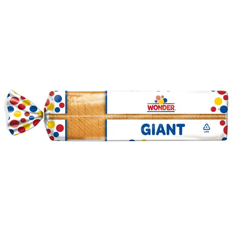 Wonder Bread Giant Sliced White Sandwich Bread Loaf, 24 oz