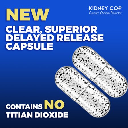 Kidney COP Patented Formula Helps Stop Recurrence of Stones Formed by Calcium Oxalate Crystals | Stronger Than Stone Breaker & Chanca Piedra Supplements, 3 Month Supply
