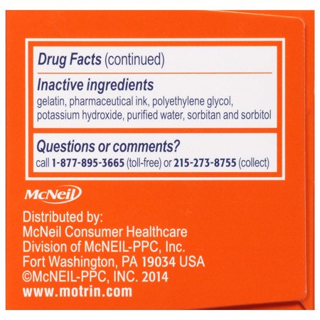 Motrin IB Liquid Gels, Ibuprofen, Aches and Pain Relief, 80 Count, 80 ct