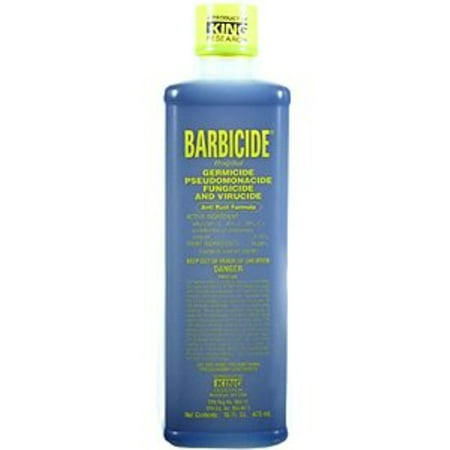 barbicide disinfectant, blue