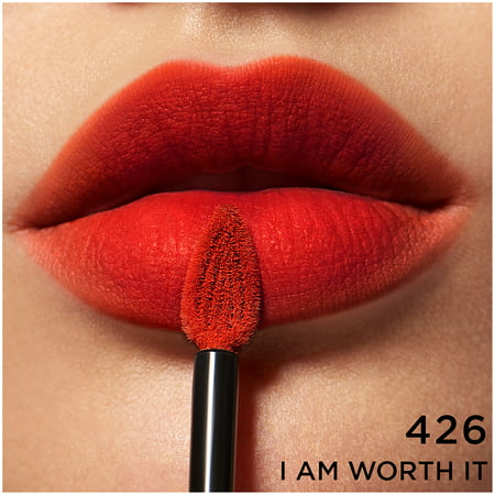 L'Oreal Paris Rouge Signature Lightweight Matte Lip Stain, High Pigment, I Am Worth It, 0.23 oz.16 - I Am Worth It 426,