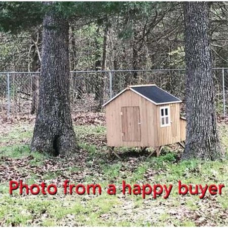 Omitree Deluxe Backyard Large Wood Chicken Coop Hen House 4-8 Chickens with 3 nesting box