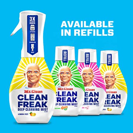 Clean Freak Deep Cleaning Mist Multi-Surface Spray Lemon Zest Scent Starter Kit (2 Count)