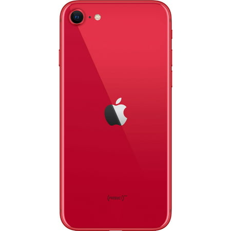 Restored Apple iPhone SE (2020) 64GB GSM/CDMA Fully Unlocked Phone - Red (Refurbished), Red