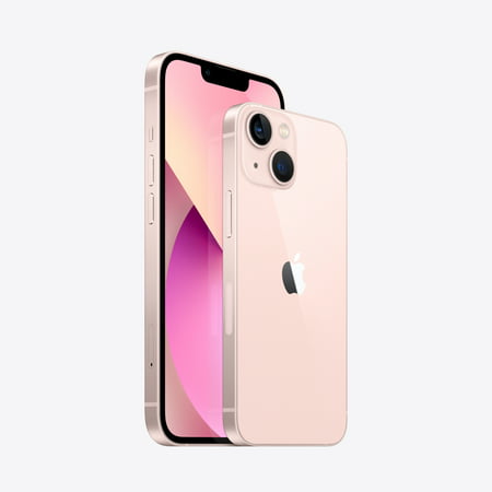 Straight Talk Apple iPhone 13, 128GB, Pink - Prepaid Smartphone [Locked to Carrier- Straight Talk], Pink