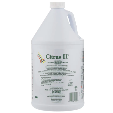 Citrus II Hospital Germicidal Deodorizing Cleaner Gallon Refill - 1 Gal. All-Purpose Cleaner, 128 Fluid Ounce