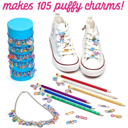 Craft Tastic DIY Puffy Charms Craft Kit (330 Pieces)