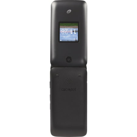 Simple Mobile Alcatel MyFlip, 4GB, Black- Prepaid Phone