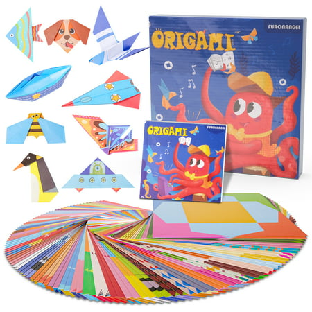Dream Fun Craft Kits for Kids, Handmade Toys Games Gifts for 6 7 8 9 10 11 12 Year Old Boys Girls, Origami Patterned Colored Paper Craft Book Kit Supplies for School Children Age 5-13#108,
