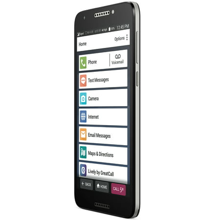 GreatCall Jitterbug Smart2 No-Contract Easy-to-Use 5.5" Smartphone for Seniors